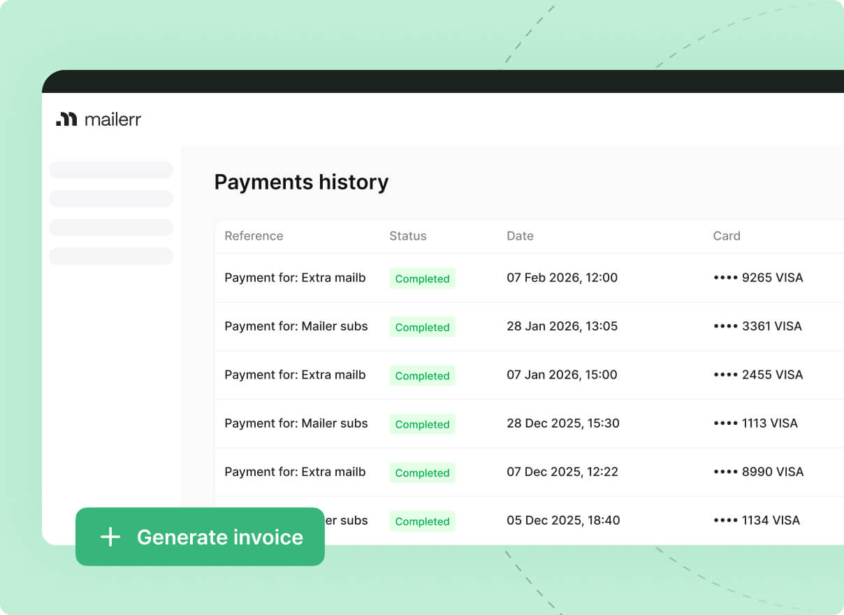 Automatic invoicing